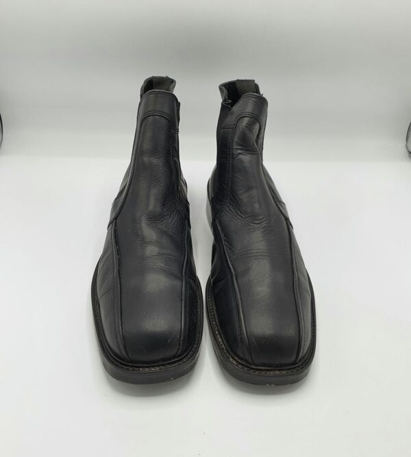 Ghete barbati   Burton 46 imitatie de piele, material textil , negru - imagine 2