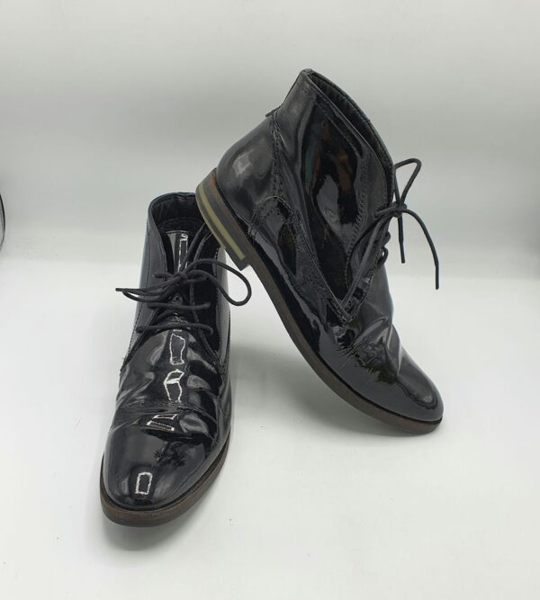 Botine dama Pier One 40 piele , negru - imagine 1
