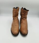 Botine  dama Dune 37 piele , maro - imagine 2
