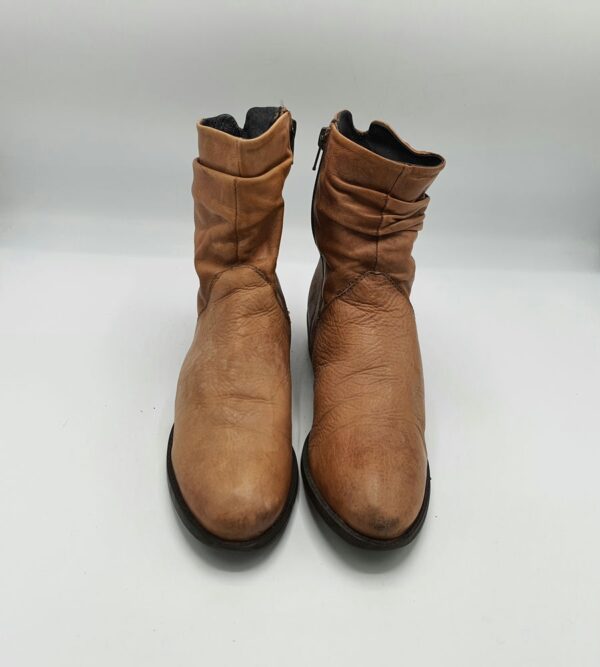 Botine  dama Dune 37 piele , maro - imagine 2