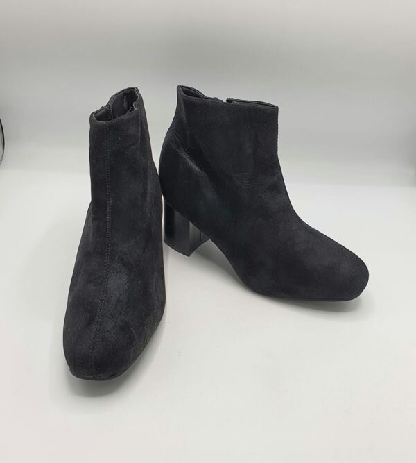 Botine dama  Brickers 39 material textil , negru - imagine 1
