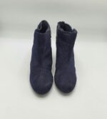 Botine dama  M&S 39 material textil , bleumarin - imagine 2