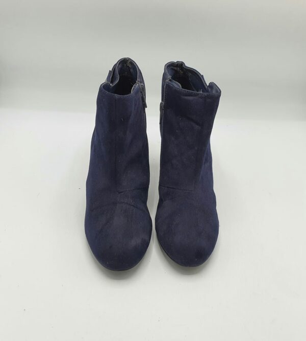 Botine dama  M&S 39 material textil , bleumarin - imagine 2