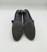 Botine dama  M&S 39 material textil , bleumarin - imagine 4