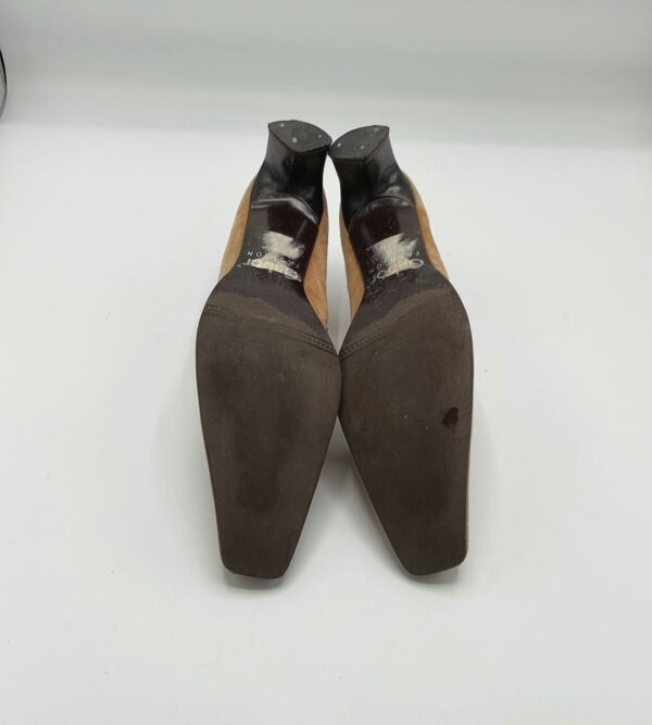 Botine dama Gabor 38 piele intoarsa , maro - imagine 4