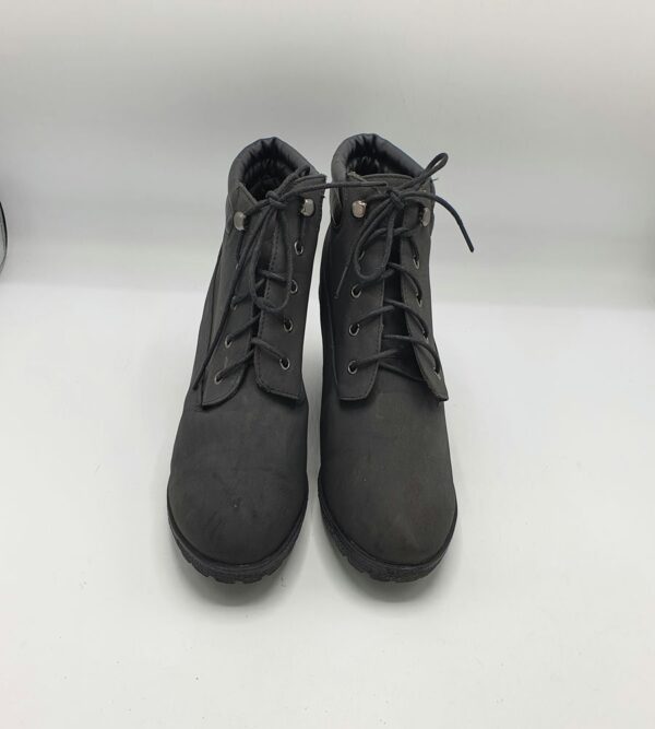 Botine  dama Atmosphere 41 imitatie de piele , negru - imagine 2