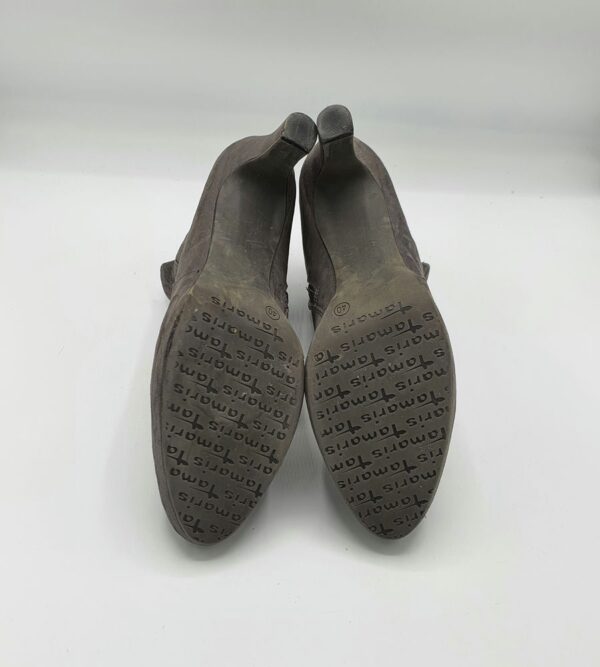 Botine  dama Tamaris 40 material textil , gri - imagine 4