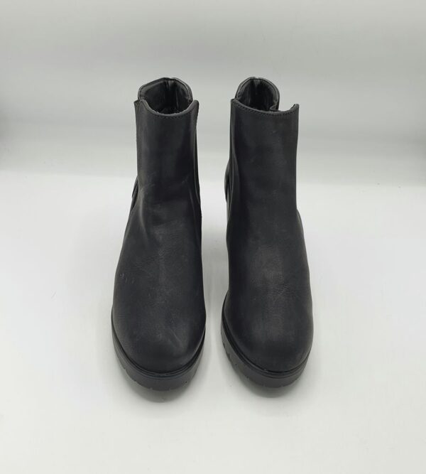 Botine  dama  Art Bella 37 imitatie de piele , negru - imagine 2
