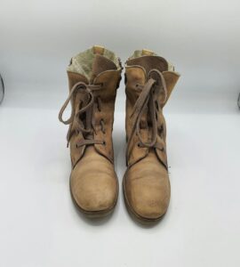 Ghete dama Mjus 40 imitatie de piele , piele , maro - imagine 2
