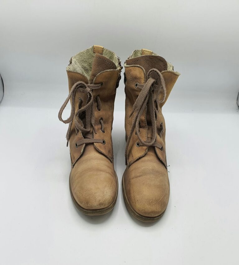 Ghete dama Mjus 40 imitatie de piele , piele , maro - imagine 2
