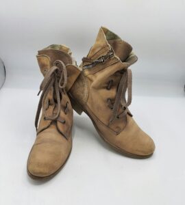 Ghete dama Mjus 40 imitatie de piele , piele , maro