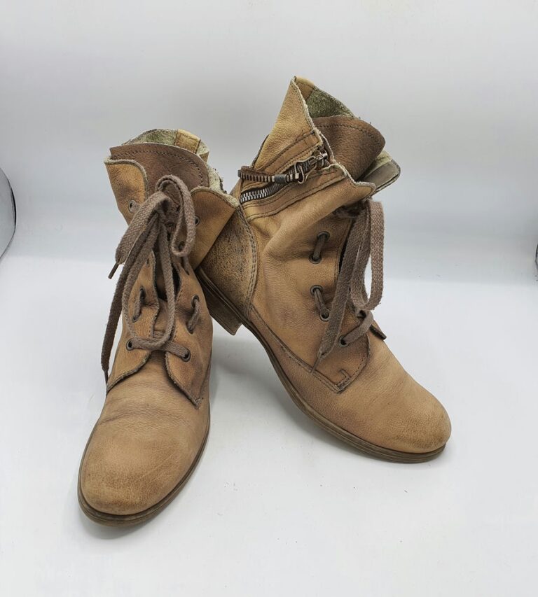 Ghete dama Mjus 40 imitatie de piele , piele , maro - imagine 1