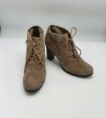 Botine dama  Tamaris 37 material textil , maro