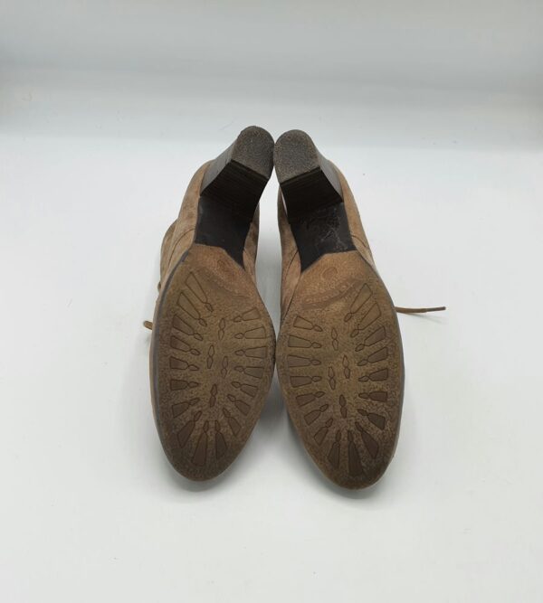 Botine dama  Tamaris 37 material textil , maro - imagine 4