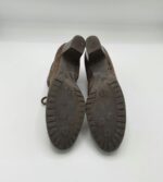 Botine  dama  Gabor 37,5 piele intoarsa , maro - imagine 4