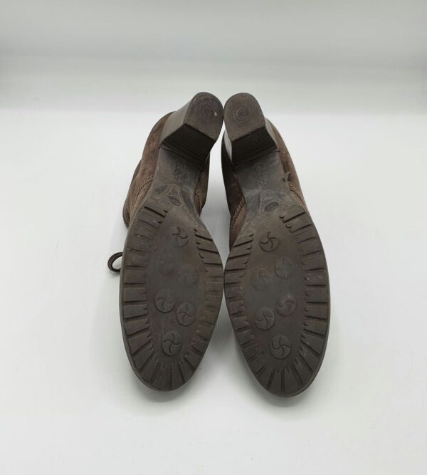 Botine  dama  Gabor 37,5 piele intoarsa , maro - imagine 4