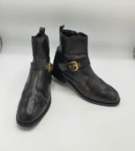 Botine dama  Faith 39 imitatie de piele , piele , negru