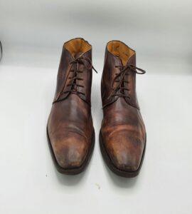 Ghete barbati Cordwainer 44 piele , maro - imagine 2