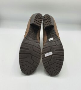Botine dama 41 imitatie de piele, maro (imblanite) - imagine 3