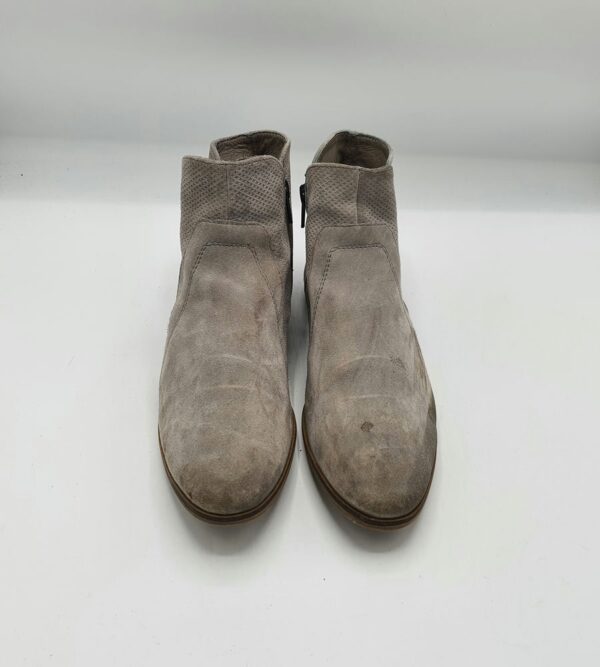Botine  dama Anna Field 38 piele intoarsa , gri - imagine 2