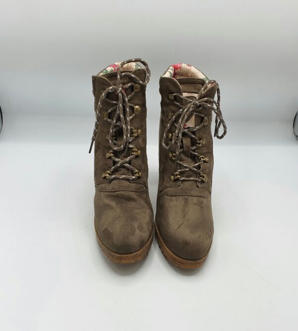 Botine  dama Hailys 40 material textil , maro - imagine 2