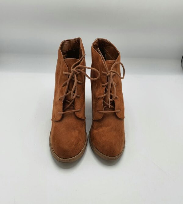 Botine  dama Spring 38 material textil , maro - imagine 2