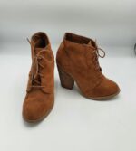 Botine  dama Spring 38 material textil , maro