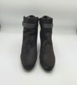 Botine  dama F&F 41 imitatie de piele , negru - imagine 2