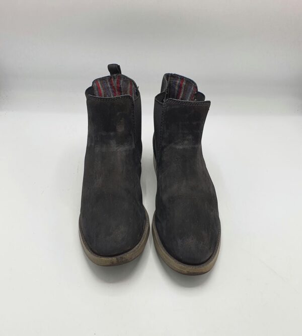 Botine dama Tamaris 39 imitatie de piele , material textil , negru - imagine 2