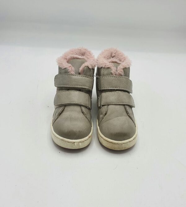 Ghete  copii Cupcake 29 imitatie de piele , gri - imagine 2