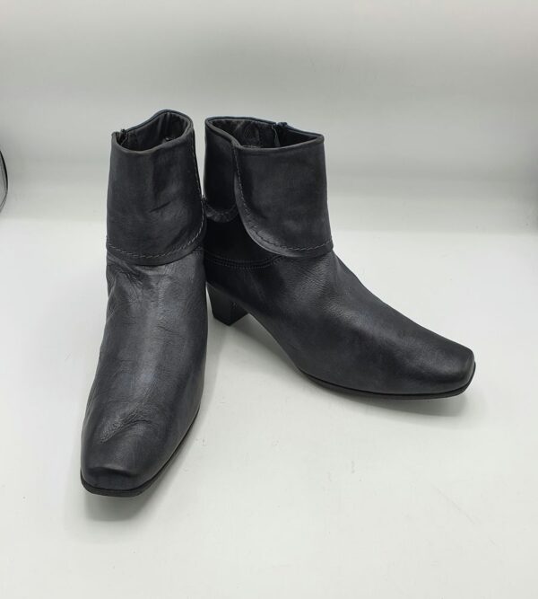 Botine  dama Peter Kaiser 39 piele , negru - imagine 1