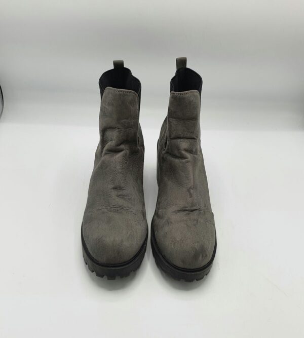 Botine  dama New Look 38 material textil , gri - imagine 2