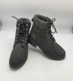 Ghete  dama 39 imitatie de piele , negru