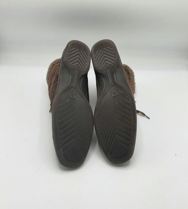 Ghete dama  Ara 39  piele intoarsa , maro (imblanite) - imagine 4