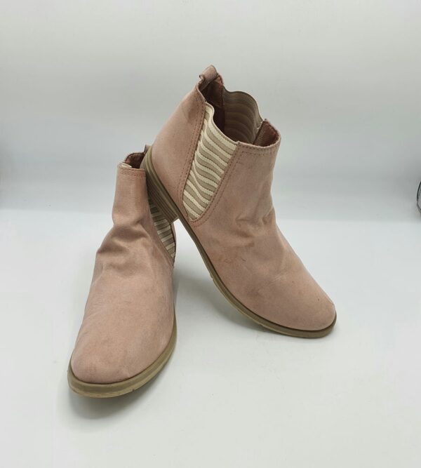 Botine dama Marco Tozzi 39 material textil , roz - imagine 1