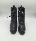 Ghete  dama 38 imitatie de piele , negru - imagine 2