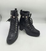 Ghete  dama 38 imitatie de piele , negru