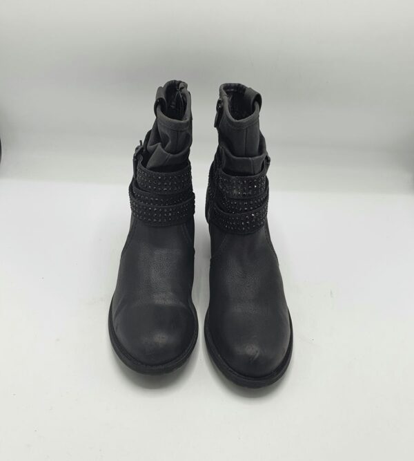 Botine  dama Graceland 39 imitatie de piele , negru - imagine 2