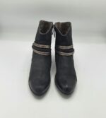 Botine dama  Tamaris 39 imitatie de piele , piele , negru - imagine 2