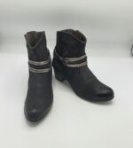 Botine dama  Tamaris 39 imitatie de piele , piele , negru