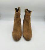 Botine  dama Next 41 piele intoarsa , maro - imagine 2