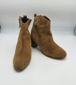 Botine  dama Next 41 piele intoarsa , maro