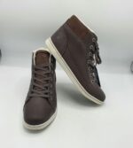 Ghete  barbati Tom Tailor 41 imitatie de piele , maro  (imblanite )