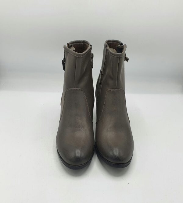 Botine dama  Tom Tailor 40 imitatie de piele , gri - imagine 2