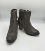 Botine dama  Tom Tailor 40 imitatie de piele , gri