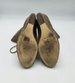 Botine  dama Bianco 40 material textil , maro - imagine 4