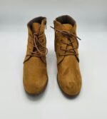 Botine dama  Annie G 38 material textil , maro - imagine 2