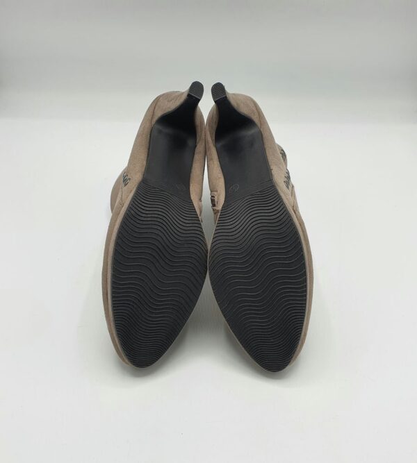 Botine  dama 40 material textil , maro - imagine 4