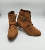 Botine dama  New look  39 imitatie de piele , piele , maro