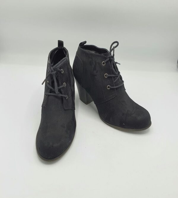 Botine dama Graceland 38 material textil , negru - imagine 1